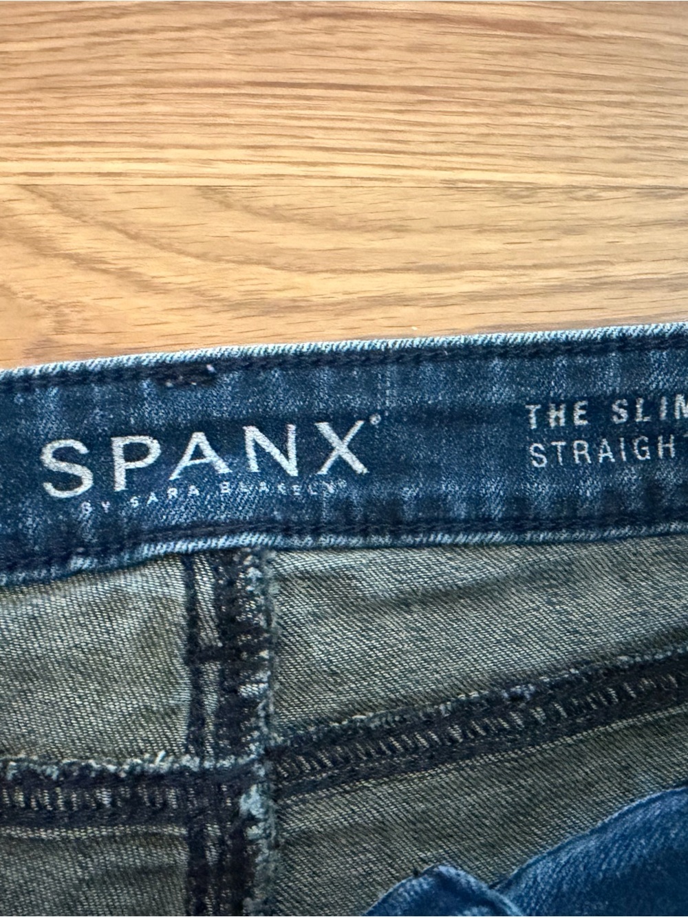 SPANX Dark Blue High-Rise Skinny Jeans - Picture 2 of 4